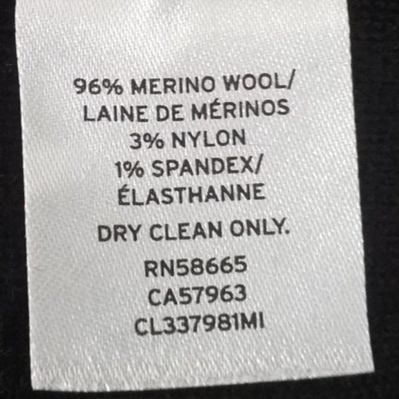 Classiques Entier Wool Blend Jacket Small Gray Zip Front Pockets Long Sleeve - Picture 5 of 5